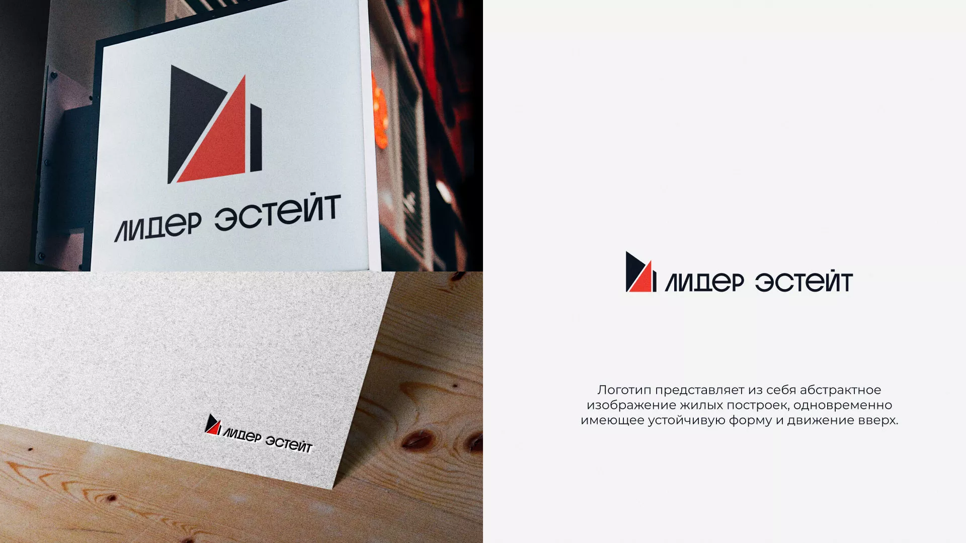 Сделали логотип для агентства недвижимости «Лидер Эстейт» в Данкове